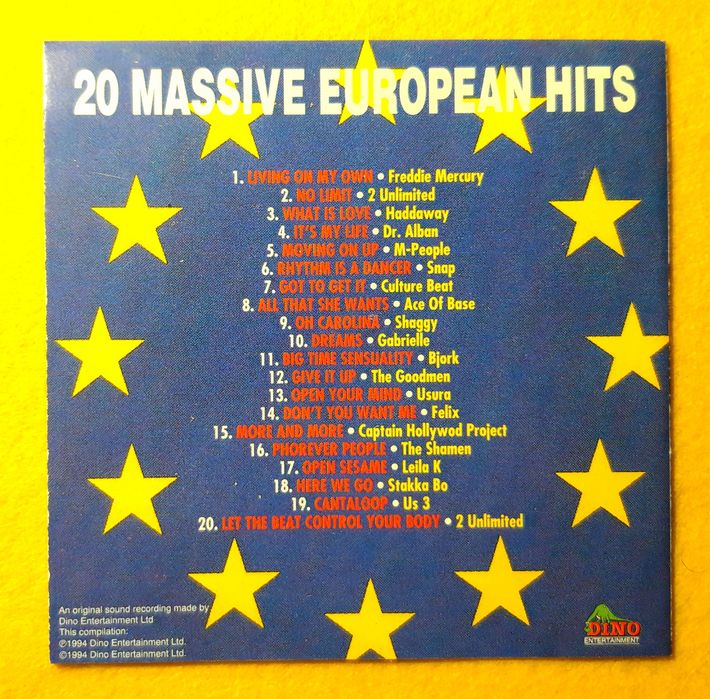 Energy Rush (Euro Dance Hits 94) CD, 1994