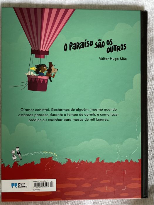 Livro ilustrado “O Paraíso sao os Outros” - livro de Walter Hugo Mãe