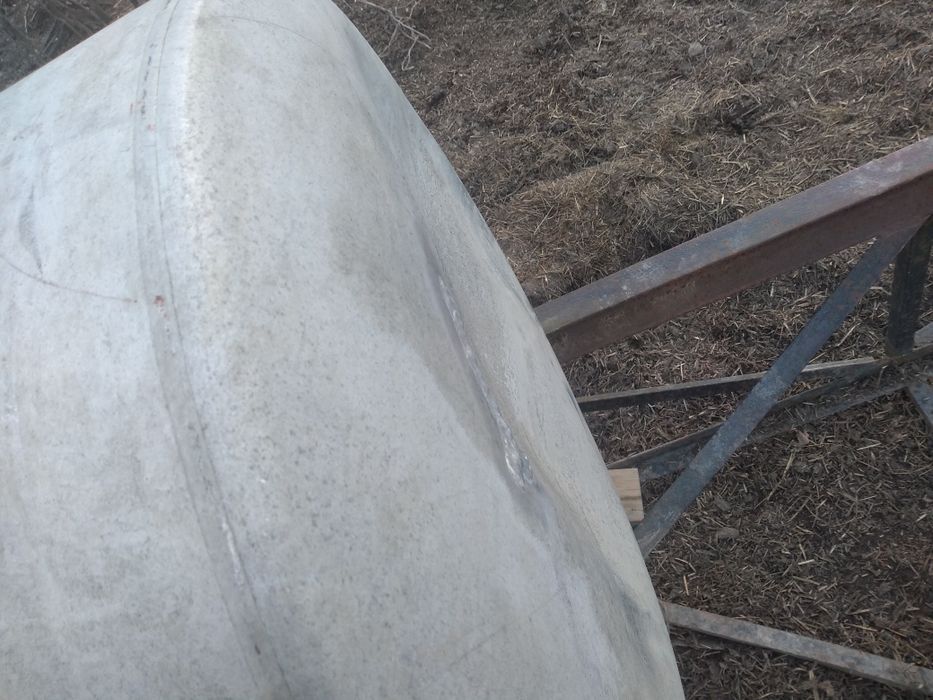 Zbiornik aluminiowy okrągły 625l