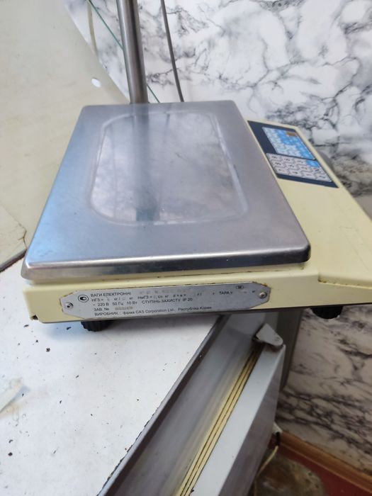 Вага торгова електронна CAS AP-15 Корея