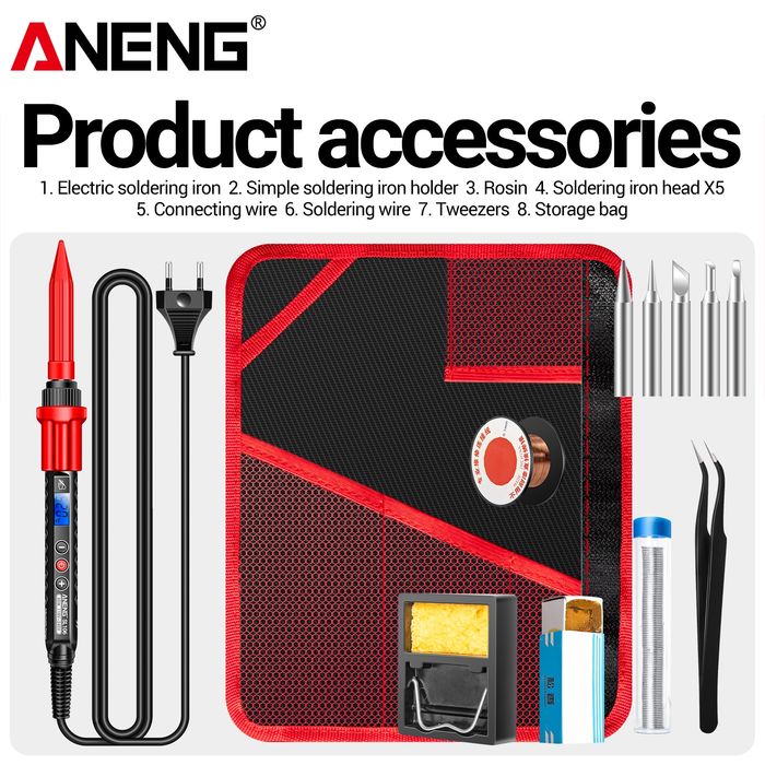 Ferro De Soldar Digital 60W Aneng SL106