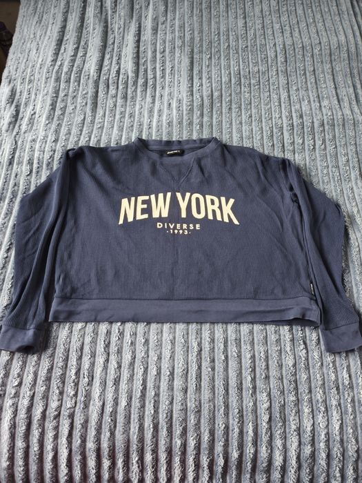 Granatowa krótka bluza Diverse, r. XS