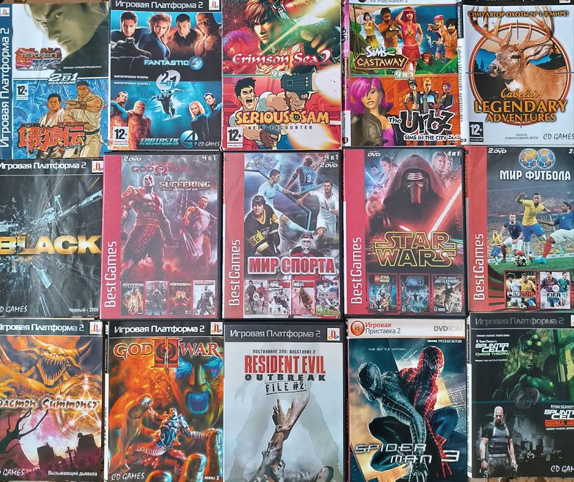 Продам Диски до Sony Playstation 2.ПС 2.PS 2.(Дискі/Ігри PS.2).