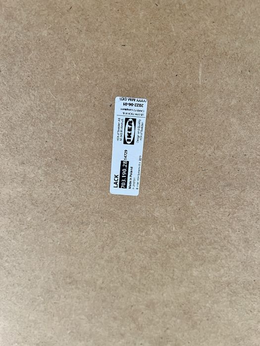 Mesa de apoio ikea Lack efeito carvalho