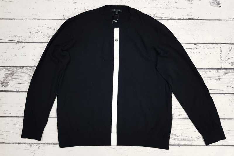 Armani Exchange * AX * Cotton Cashmere * sweter * unikat * męski * XXL