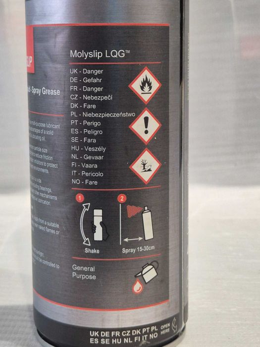 MOLYSLIP LQG to uniwersalny środek smarny