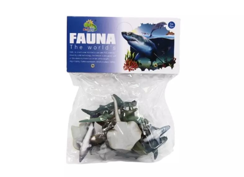 Zwierzęta morskie 12szt w worku. MZ-IMPORT. Nowy Produkt