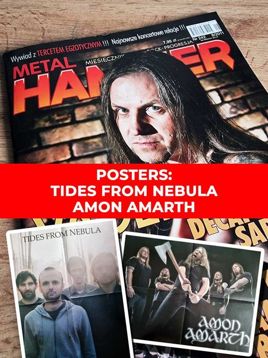 Metal Hammer 8/2011 - Vader, Plakaty: Tides From Nebula i Amon Amarth