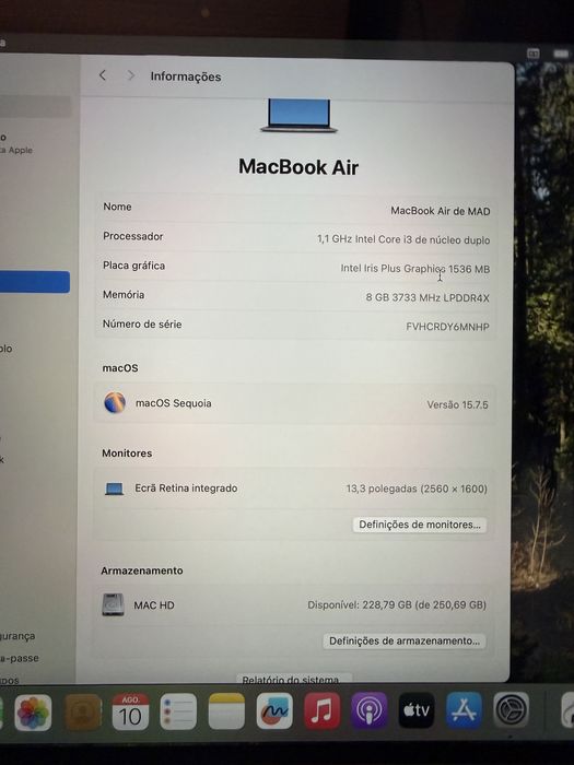 Apple MacBook Air 13” 2020 i3 INTEL