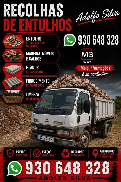 Faço cargas de Entulho
