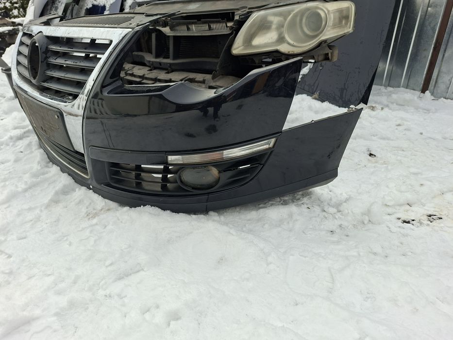 Volkswagen Passat b6 przód zderzak maska pas przedni lampy lc9x Europa