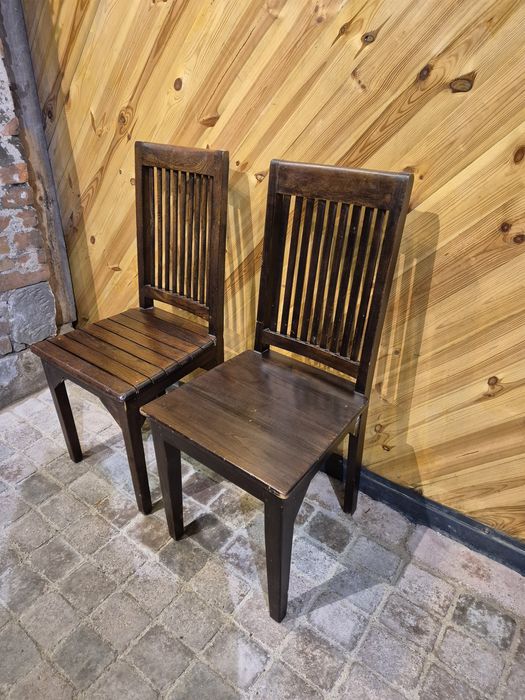 54x Krzesło dębowe klasyczne solidne | Restauracja | Dom | Bankiet