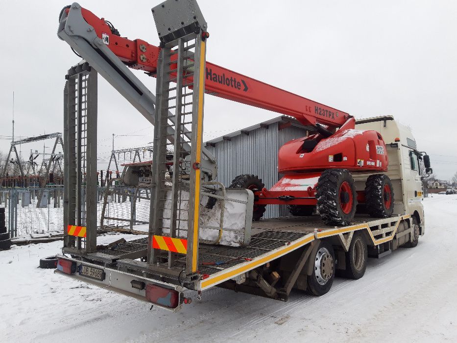 Podnośnik koszowy samojezdny wynajem wynajmę 16m JLG 460SJ