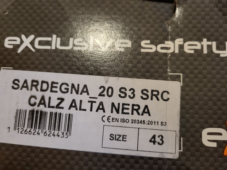 Bota Segurança  Exena Sardegna