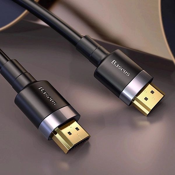 Kabel Baseus Cafule HDMI / HDMI 2.0/4K 60 Hz 3D 18 Gbps 1m - czarny