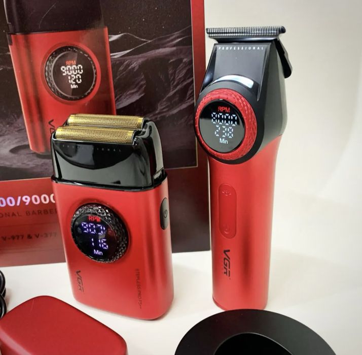 Професійний тример та шейвер VGR V977-377|Набір для стрижки і гоління
