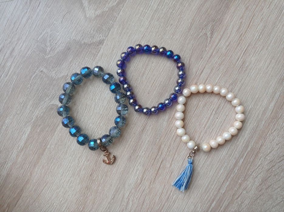 Bransoletki Zestaw Trzy Bransoletki Vintage