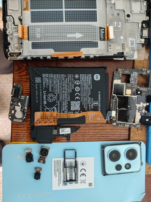 Xiaomi Redmi note 12 4g оригинал запчасти нижняя плата камера
