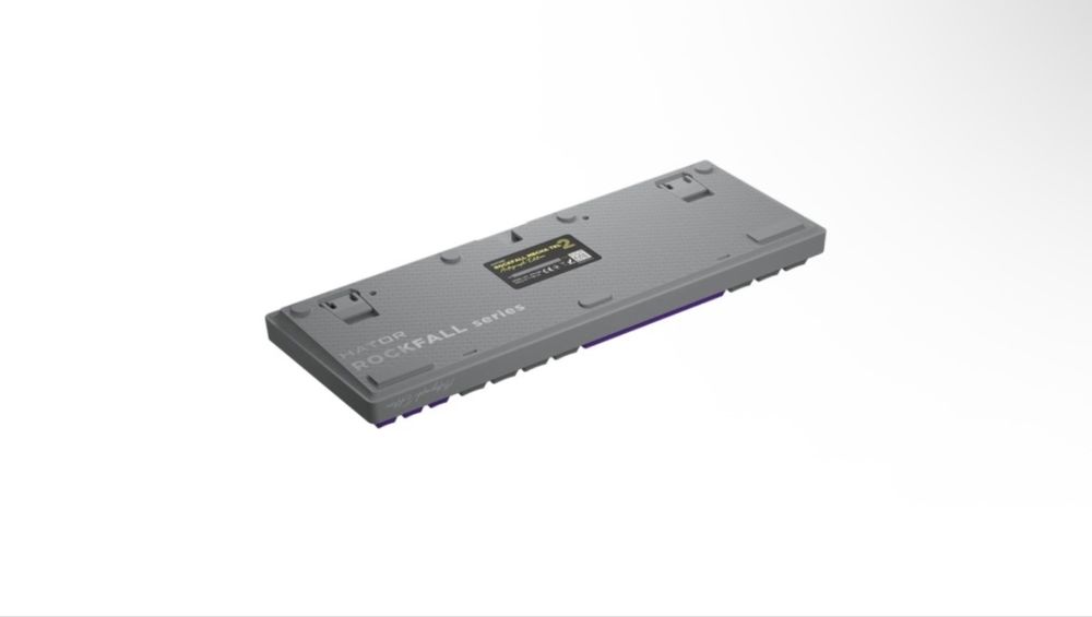 Клавиатура HATOR Rockfall 2 Mecha TKL Autograph Edition Titanium