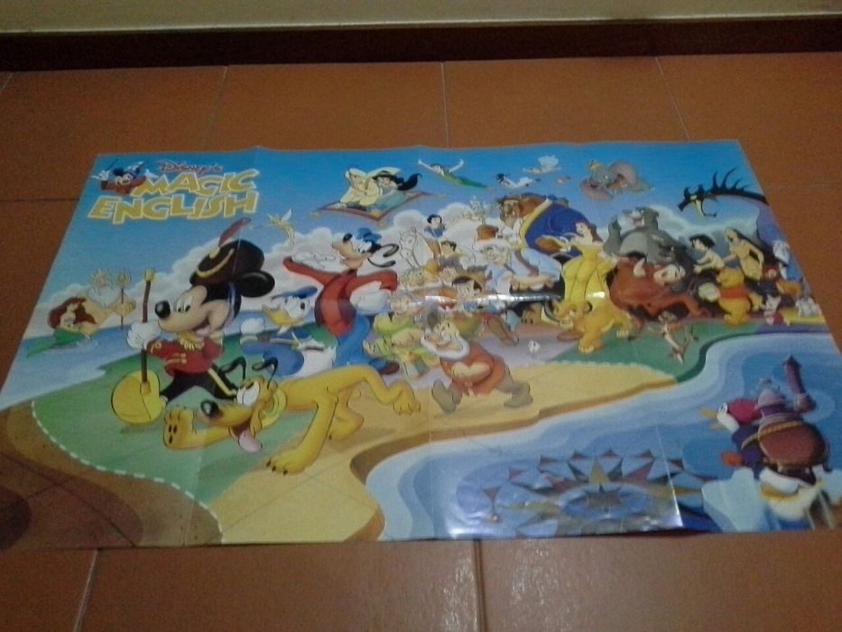 Curso inglês da DISNEY, infantil/juvenil/iniciação