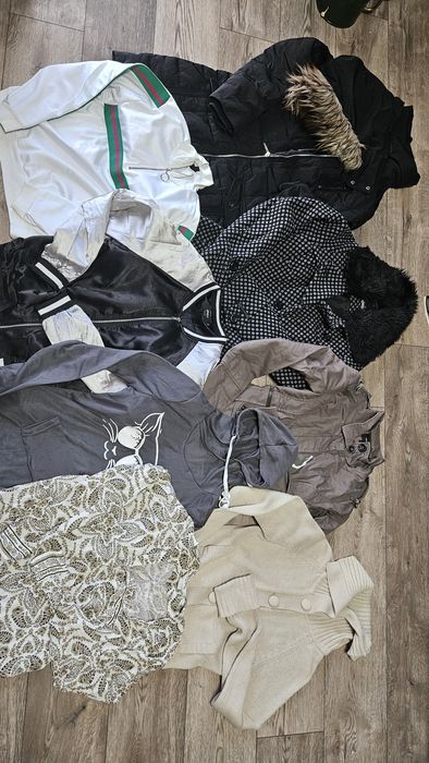 S/M paka ubrań damskich 92 sztuki mega zestaw