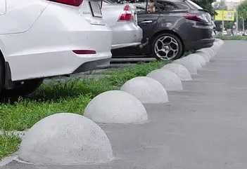 Полусферы бетонные, антипарковка, ограничитель парковки