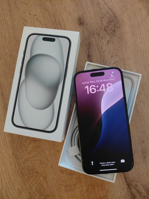 iPhone 15 128gb Black - Novo, 3 anos de garantia!