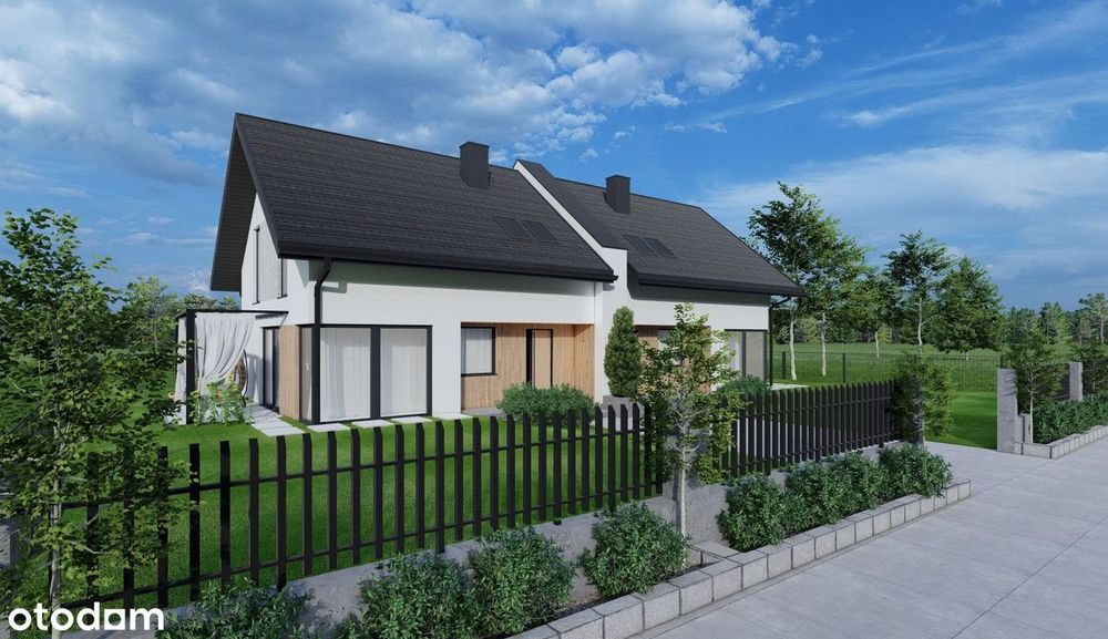 Nowoczesny dom w otoczeniu natury