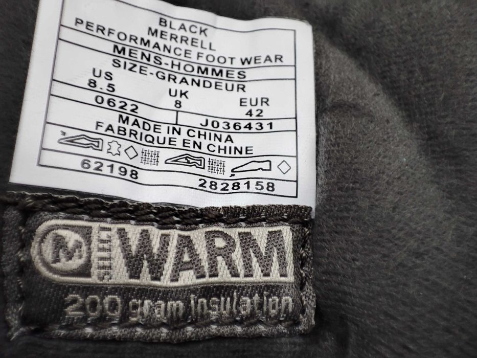 ОРИГІНАЛ 100%! Черевики Merrell Thermo Frosty Tall Shell WP J036431