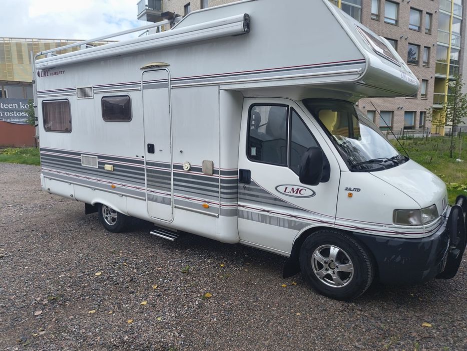 fiat ducato lmc 2001r 2.8jtd alkowa z tylu stolik lub lozko 6.7m 5osobowy