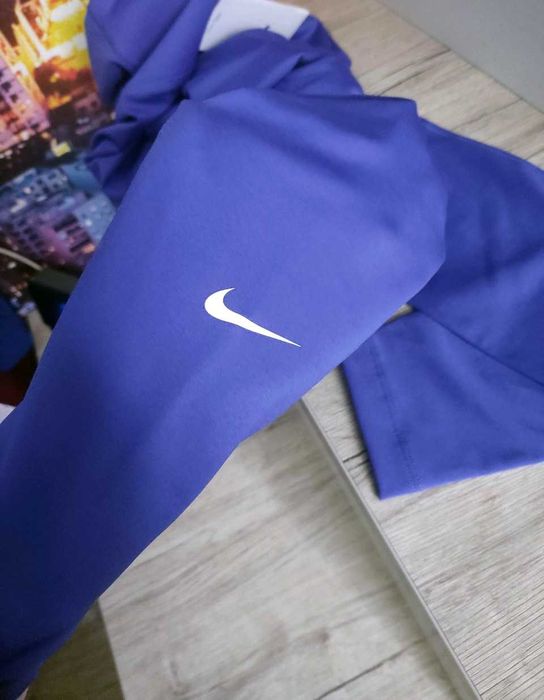 Nike Blue Dri FIT One High Rise Leggings — нові оригінальні легінси XS