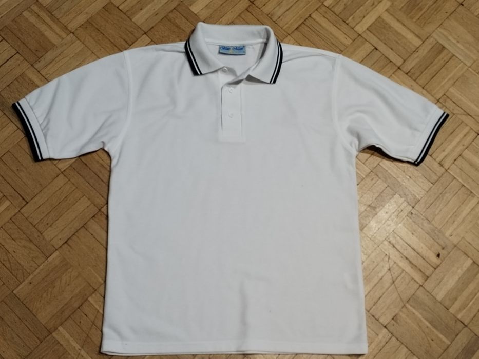 Polo białe męskie