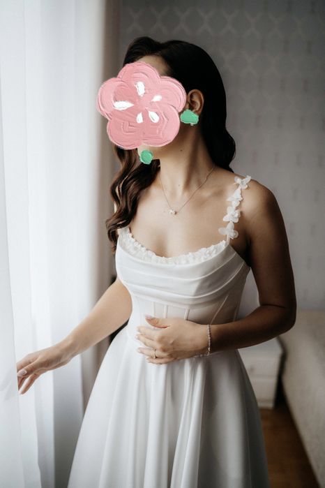 Suknia ślubna biała gorset