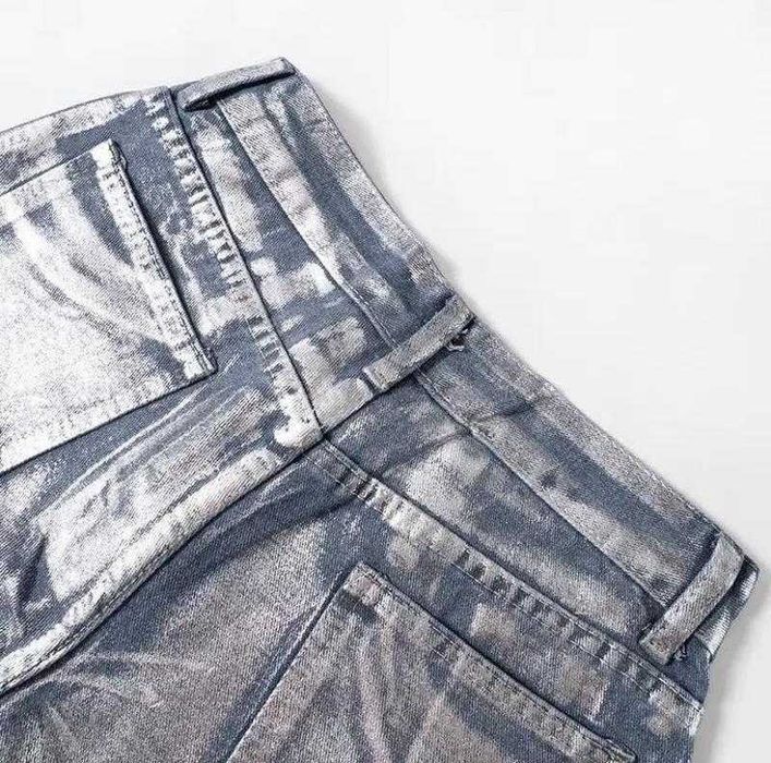 Тренд 2025 Джинси металлік