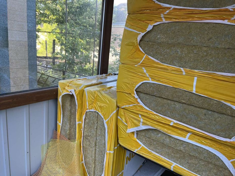 Базальтовий утеплювач Новотерм 135 пл. 100×600×1000 (15 пачок по 2 шт