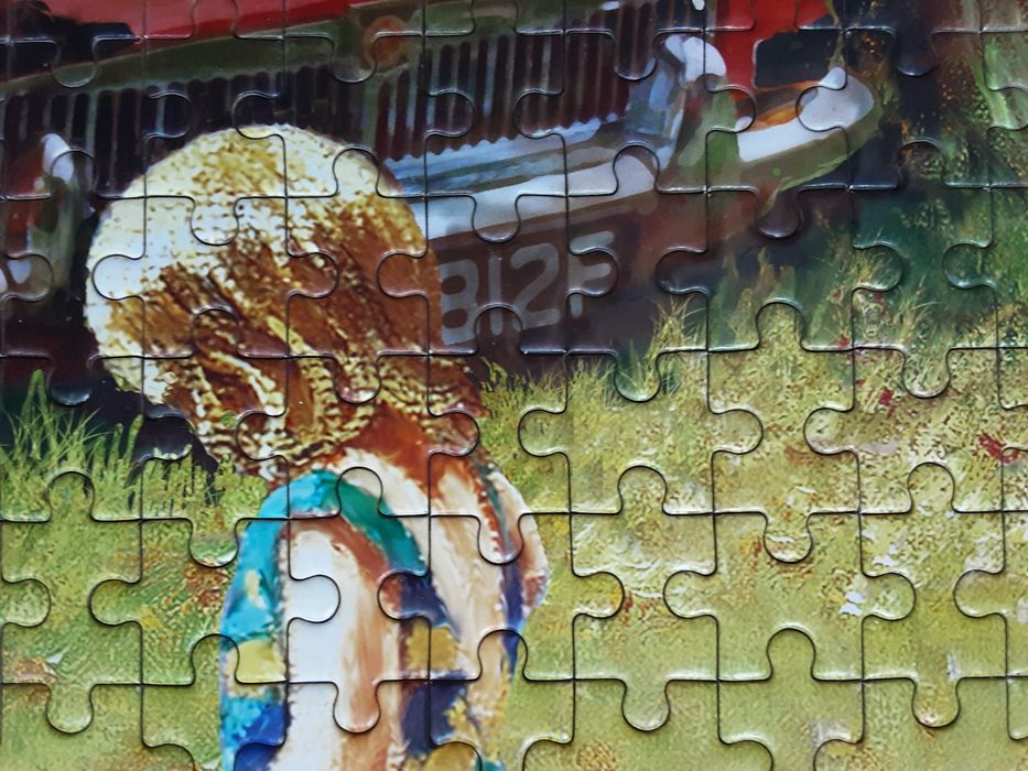 Puzzle 1000 " W ogrodzie "