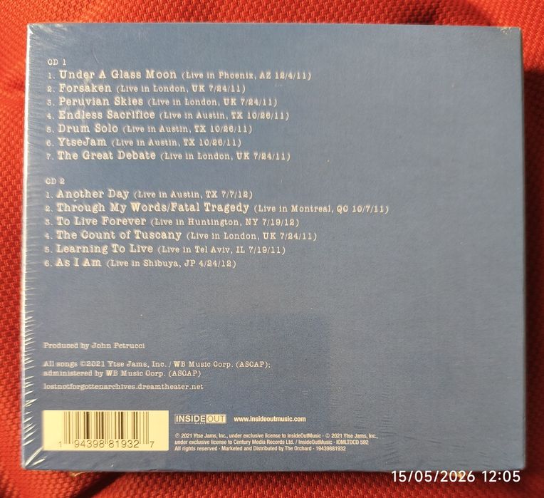 Dream Theater - A Dramatic Tour Of Events - Select Board Mixes 2CD