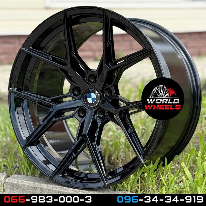 Диски R20 5x120 BMW X5 X6 E53 E70 F15 E71 F16 VOSSEN разноширокие черные ковка