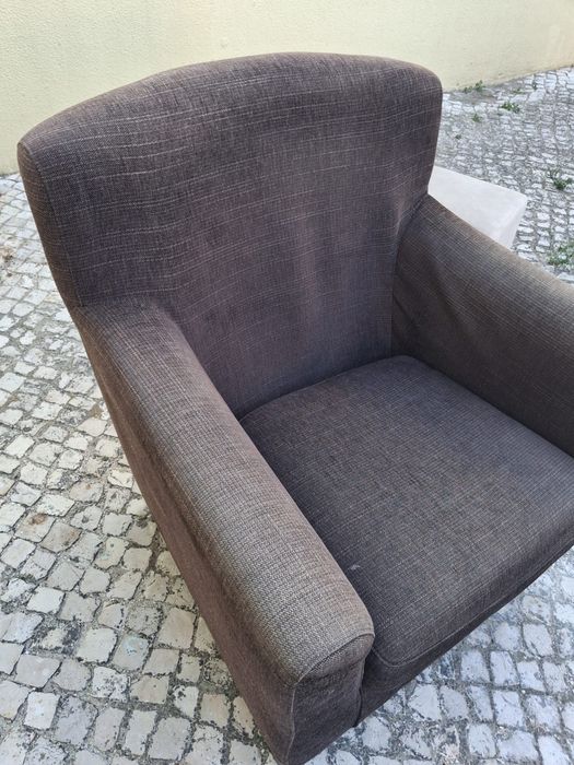 Poltrona em tecido