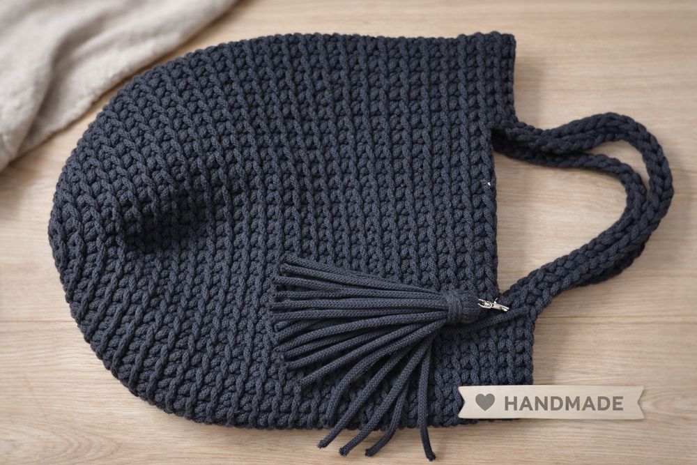 Ręcznie robiona torebka na ramię | Handmade | Bawełna