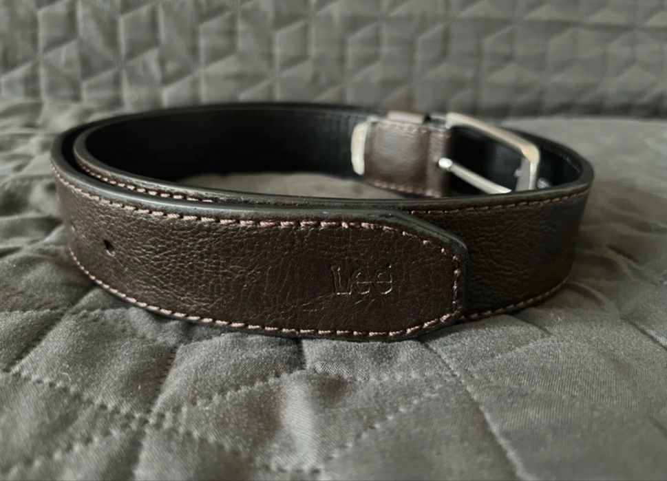 Skórzany pasek męski Lee