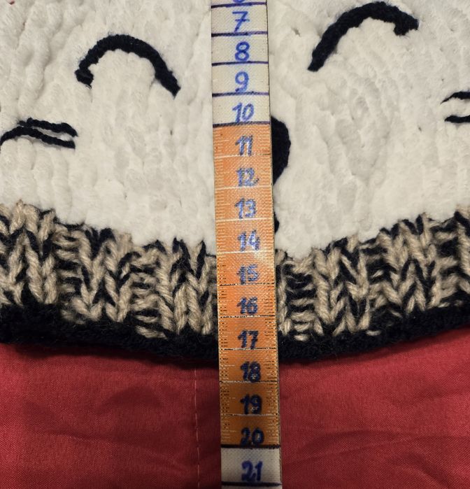 Gorro panda para criança