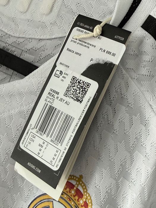 Meczowa koszulka Adidas Authentic Real Madryt 24/25