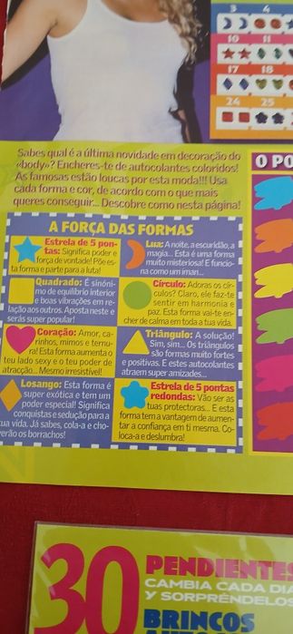 30 brincos autocolantes da Super Pop, selados