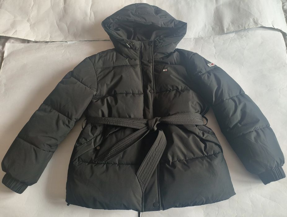 Tommy Jeans ciepła kurtka czarna M