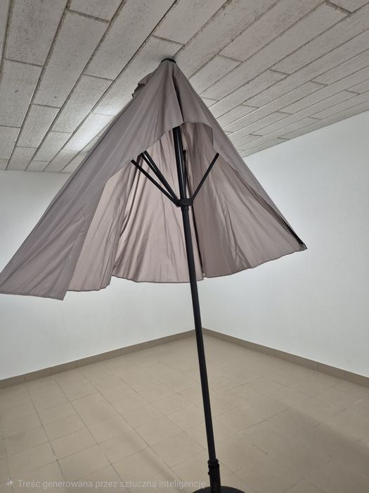 Parasol ogrodowy 1\2 z podstawą