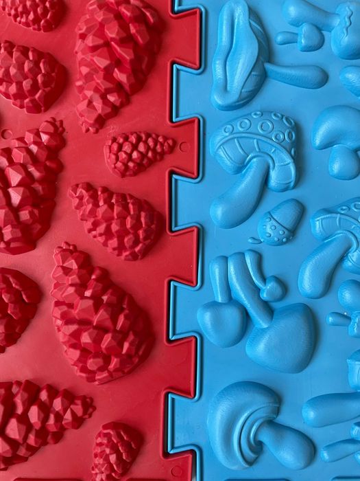 Mata puzzle sensroryczne 6szt WYPRZEDAŻ edukacyjne klocki masaż