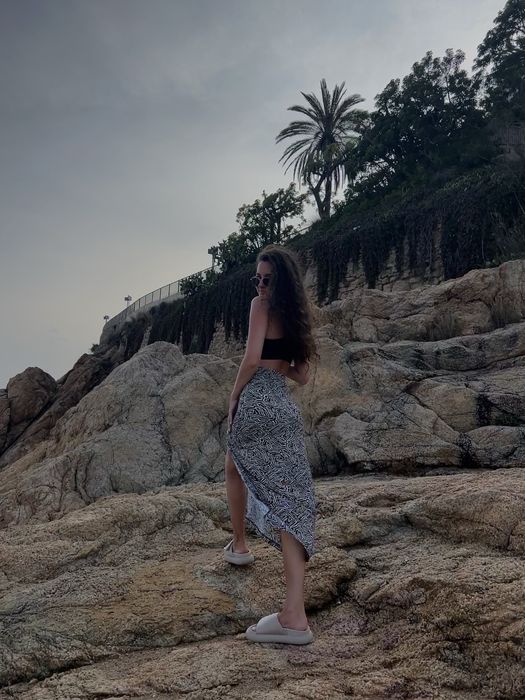 Спідниця принт зебра