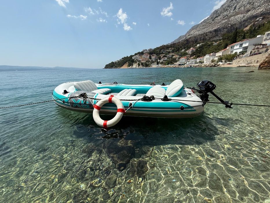 Ponton Intex x5 z silnikiem spalinowym