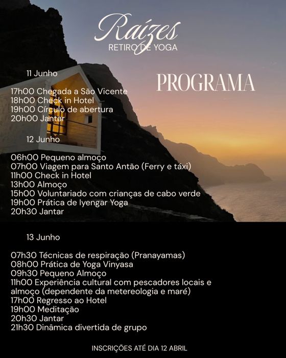 Retiro de yoga Cabo Verde